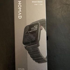 Nomad black stainless steel 44/42mm 🍎Watch Band